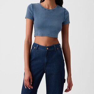 Gap Rib Cropped T-Shirt